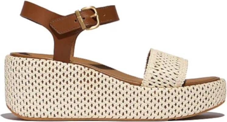 Fitflop Beige Sleehak Sandalen voor Vrouwen