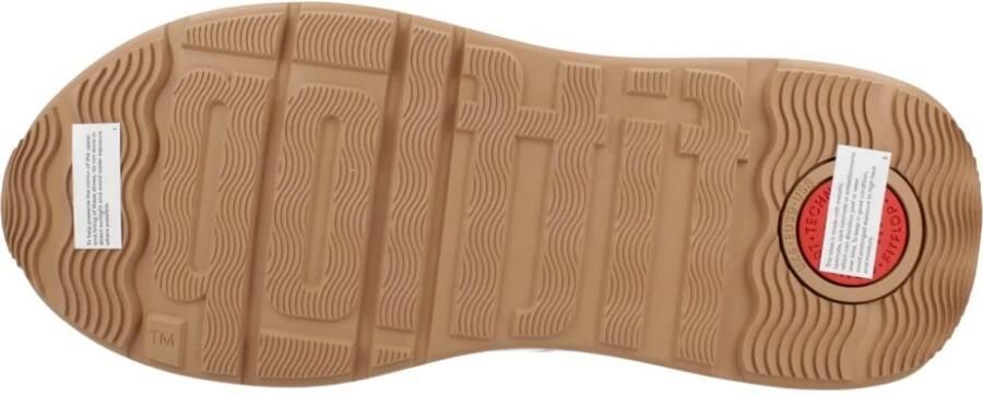 FitFlop F-Mode Suede Knit Flatform Slip-On Laced Sneakers GRIJS - Foto 8