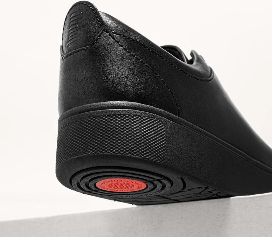 FitFlop Leren Rally sneakers- ZWART Leer - Foto 16