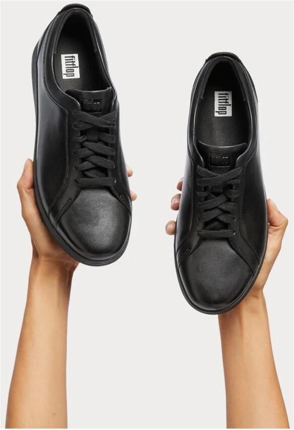 FitFlop Leren Rally sneakers- ZWART Leer - Foto 19