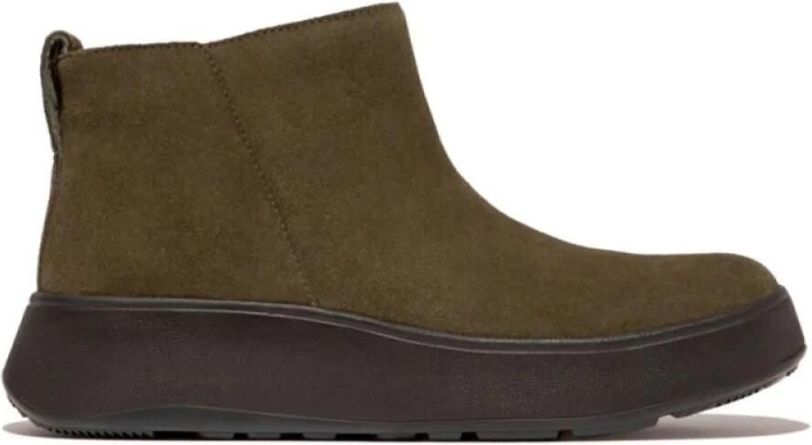 FitFlop F-mode Flatform Laarzen Bruin Vrouw