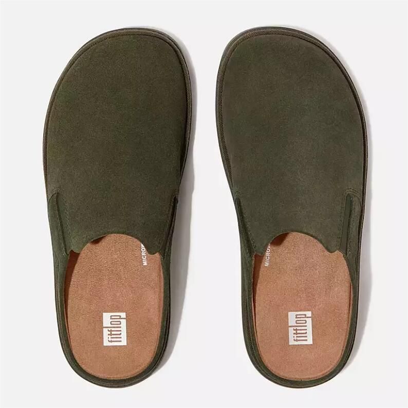 FitFlop Gen-FF Closed Back Mule Suede GROEN - Foto 2