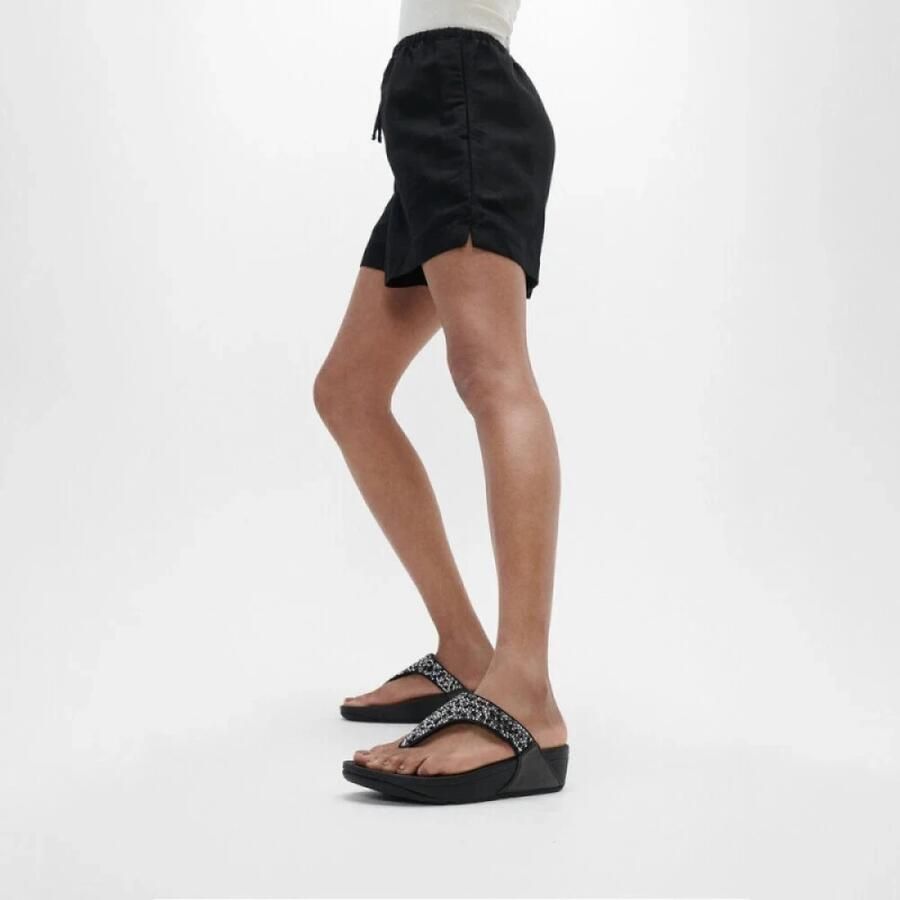 Fitflop Teenslippers LULU CRYSTAL sandaal muiltje met sierstenen - Foto 3