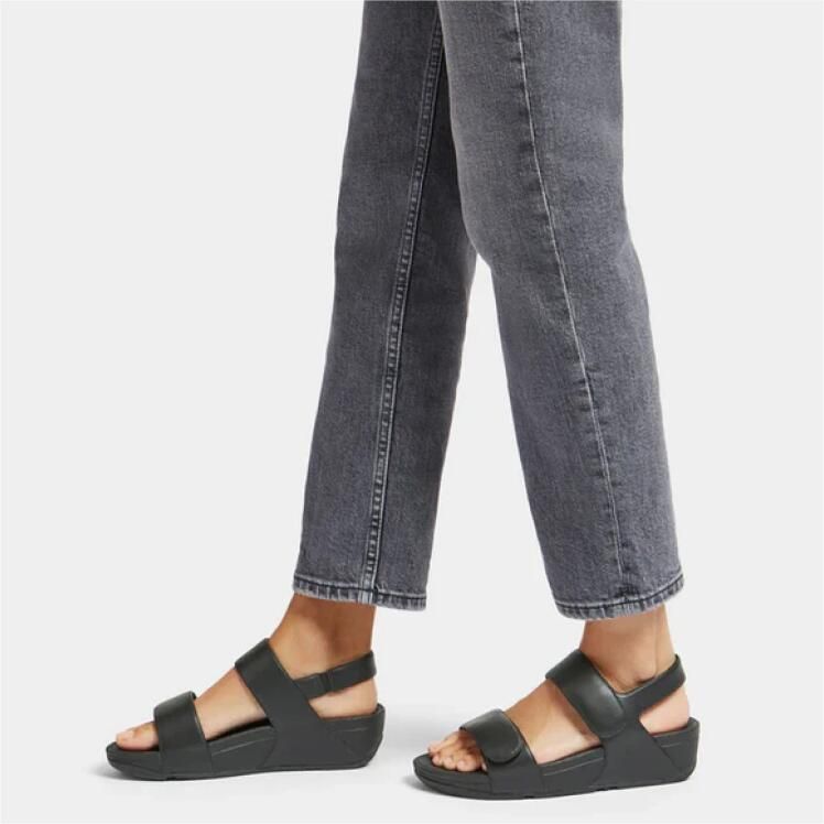 Fit Flop Fitflop Sandaal Lulu Adjustable Leather Back-Strap Sandals Zwart - Foto 4