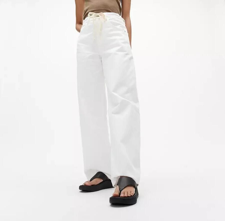 FitFlop F-Mode Leather Flatform Toe-Post Sandals ZWART - Foto 5