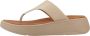 FitFlop F-Mode Leather Flatform Toe-Post Sandals BEIGE - Thumbnail 3