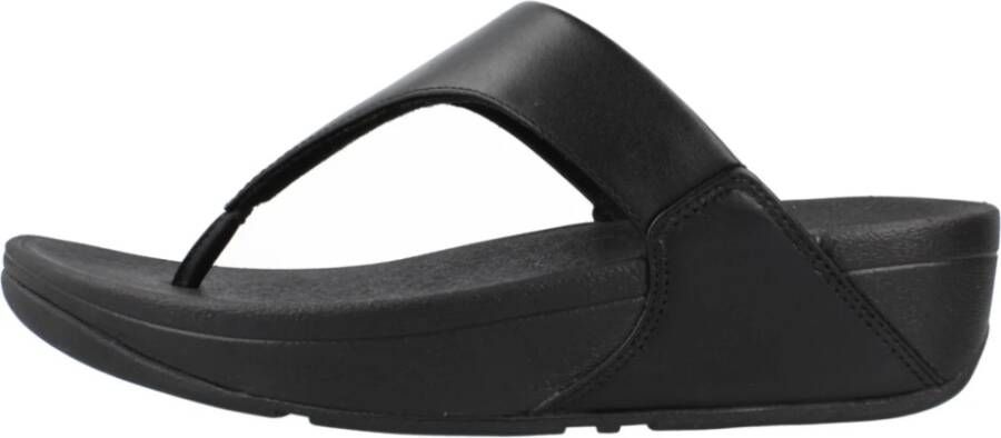 Fitflop Dianets LULU LEATHER TOEPOST pool slides pantoffel badeschoen met sleehak - Foto 12