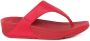 Fitflop Rode leren teenslippers - Thumbnail 1