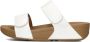 FITFLOP Slippers Dames Lulu Adjustable Shimmerlux Sides Maat: 37 Kleur: Wit - Thumbnail 1
