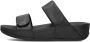 FITFLOP Slippers Dames Lulu Adjustable Shimmerlux Sides Maat: 38 Materiaal: Leer Kleur: Zwart - Thumbnail 2