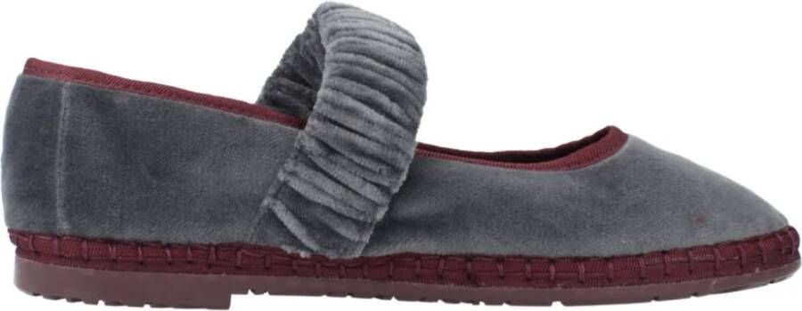 Flabelus Fluwelen Ballerina Schoenen