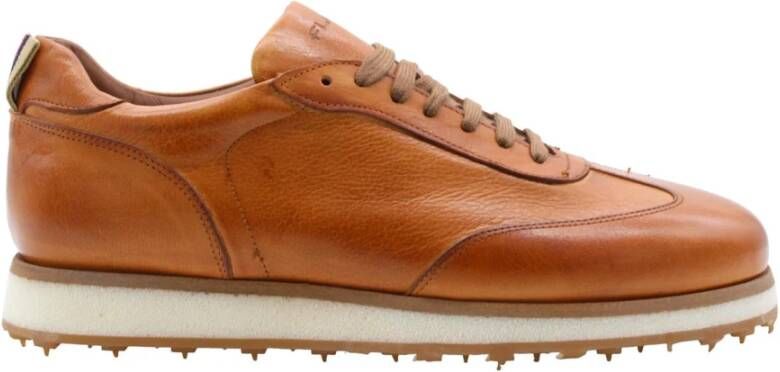 Flecs Muscadet Sneaker Stijlvol en Trendy Brown Heren