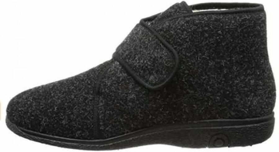 Florett Pantoffels wijdte G zwart 100% sc wol voering - Foto 3