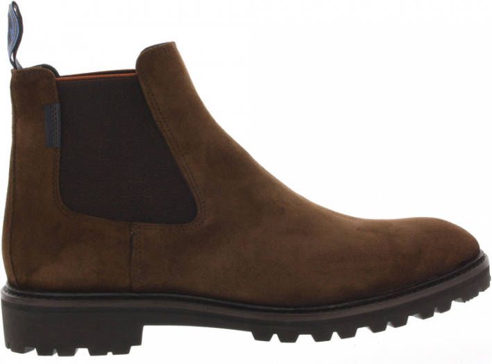 FLORIS VAN BOMMEL Chelsea Boots Heren Sfm-60018 Maat: 43⅓ Materiaal: Suède Kleur: Cognac - Foto 12
