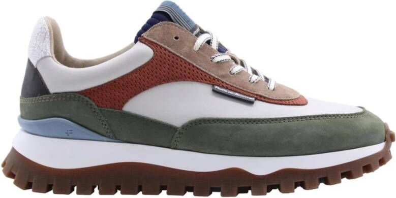 Floris van Bommel De Grommer 01-06 sneaker van leer met suède details