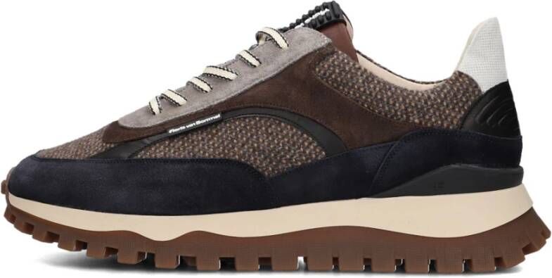 Floris van Bommel Beige Chunky Sole Low Top Sneakers