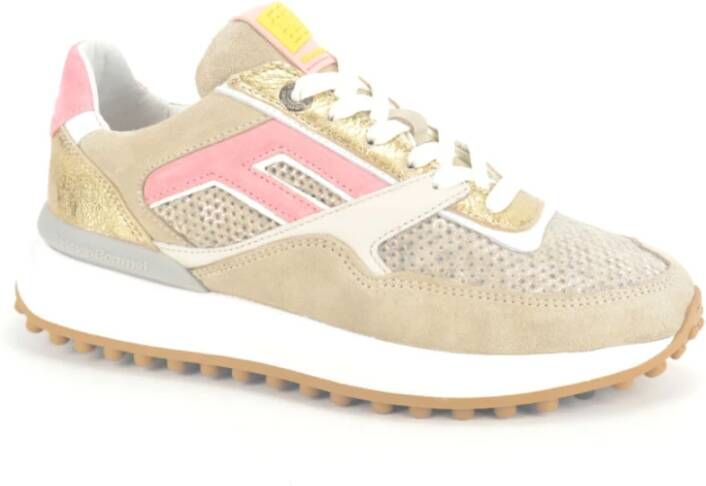 Floris van Bommel Beige Goud Koraal Runner Beige Dames