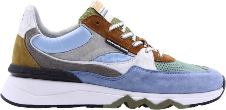Floris van Bommel Sneakers Heren Lage sneakers Herenschoenen SFM-10155 Blauw combi - Foto 5