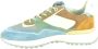 Floris van Bommel Blauw Combi Runner Sneakers Multicolor Heren - Thumbnail 1