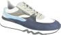 Floris van Bommel Blauw Wit Combo Runner N. DZ Multicolor Heren - Thumbnail 4
