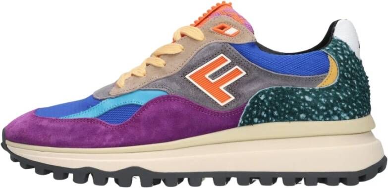 FLORIS VAN BOMMEL Lage Sneakers Heren Sfm-10268 De Gripper Maat: 42⅔ Materiaal: Suède Kleur: Blauw - Foto 2