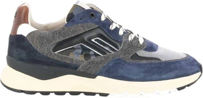 Floris van Bommel Blauwe Herenschoenen Sfm-10154 W5
