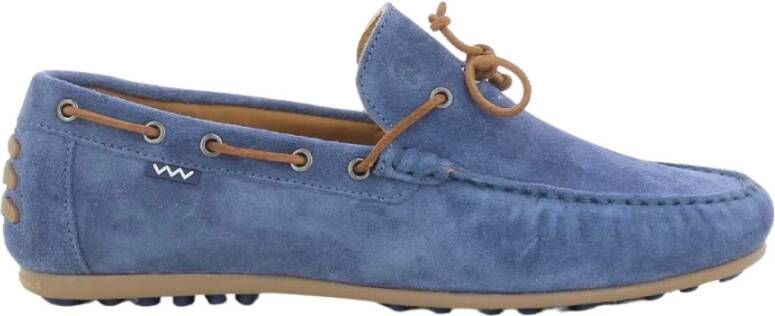 Floris van Bommel Blauwe Herenschoenen Sfm-40009