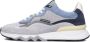 Floris van Bommel DE~ZAGER~02.56~~~~~~~~~~~~~~~~ Lage sneakersVrije tijdsschoenenHeren sneakers Blauw - Thumbnail 4