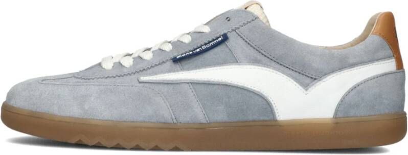 Floris van Bommel Blauwe Lage Top Heren Sneakers