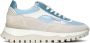 FLORIS VAN BOMMEL Lage Sneakers Dames Sfw-10100 Grommi Maat: 42 Materiaal: Suède Kleur: Blauw - Thumbnail 3