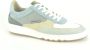Floris van Bommel Blauw Wit Beige Sneaker Multicolor Heren - Thumbnail 1