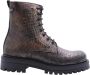 Floris van Bommel WONKI 04.13 Volwassenen VeterlaarzenHoge sneakersDames veterschoenenHalf-hoge schoenen Zwart - Thumbnail 4
