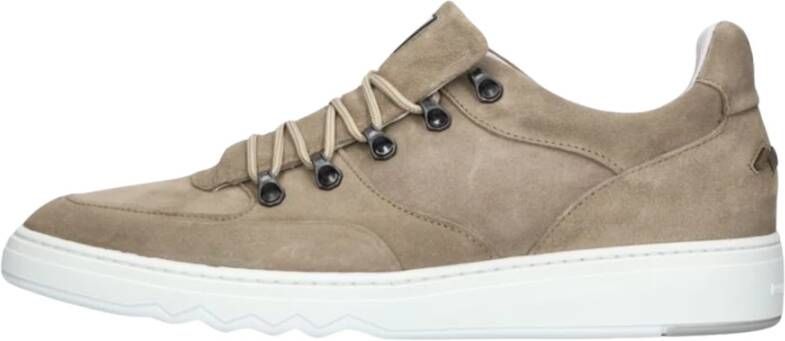 Floris van Bommel Bruine Lage Sneaker Sfm-10164 Brown Heren