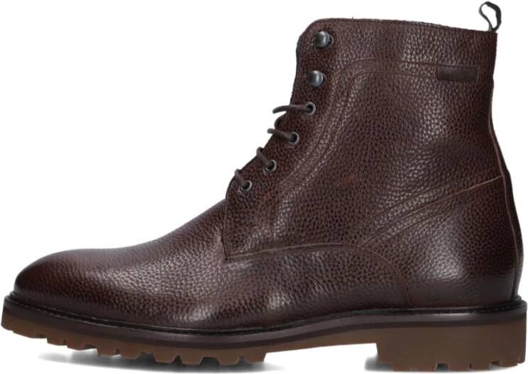 FLORIS VAN BOMMEL Veterboots Heren Sfm-80033 Sturdi Maat: 44⅔ Materiaal: Leer Kleur: Bruin - Foto 3