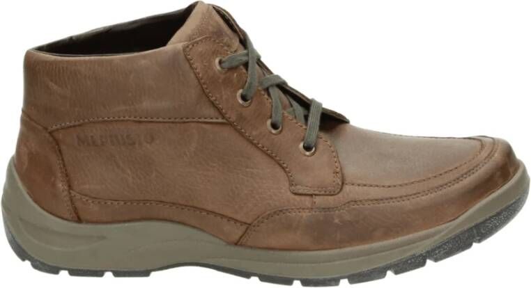 Floris van Bommel STURDI 01.32 Vrije tijd half-hoog Heren veterschoen Heren sneakers Bruin
