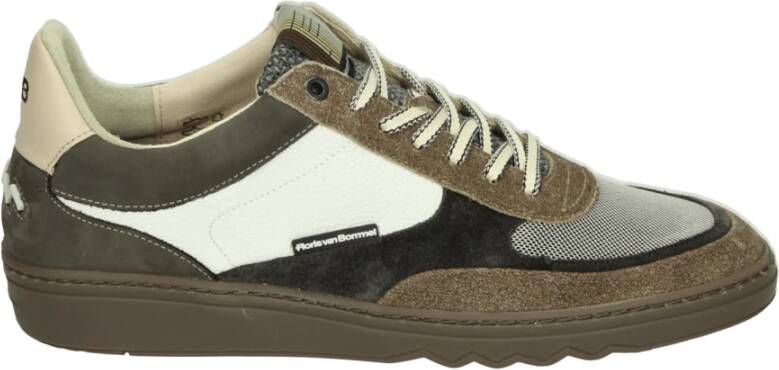 Floris van Bommel Sfm-10143 De Kupster Sneakers Suède Heren Bruin