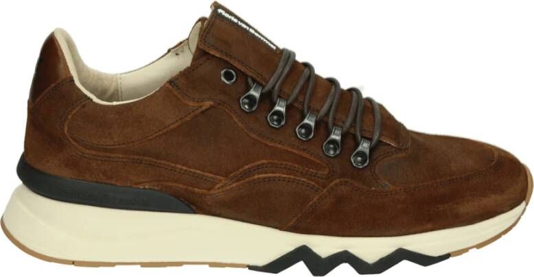 Floris van Bommel DE~ZAGER~01.11~~~~~~~~~~~~~~~~ Lage sneakersVrije tijdsschoenen Heren sneakers Cognac