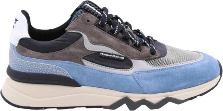 FLORIS VAN BOMMEL Lage Sneakers Heren Sfm-10248 De Gripper Maat: 41⅓ Materiaal: Suède Kleur: Grijs - Foto 17