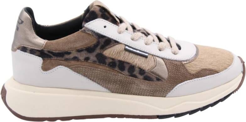 FLORIS VAN BOMMEL Lage Sneakers Dames Sfw-10159 Suvi Maat: 39 Materiaal: Leer Kleur: Beige - Foto 2