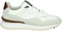 Floris van Floris van Bommel van Floris van Bommel Sneakers Heren Lage sneakers Herenschoenen Suède SFM-10159 Wit - Thumbnail 4