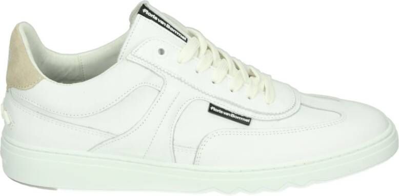 Floris van Bommel Casual witte leren sneakers