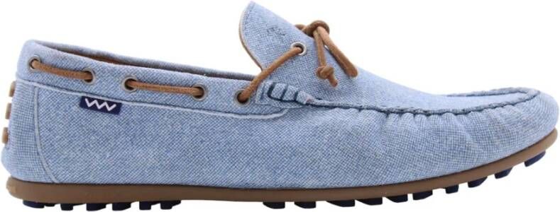 Floris van Bommel Chatelet Mocassin Blue Heren