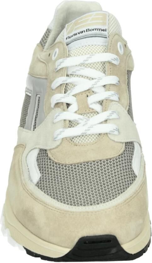 FLORIS VAN BOMMEL Lage Sneakers Heren Sfm-10154 De Treener Maat: 44 Materiaal: Leer Kleur: Beige - Foto 6