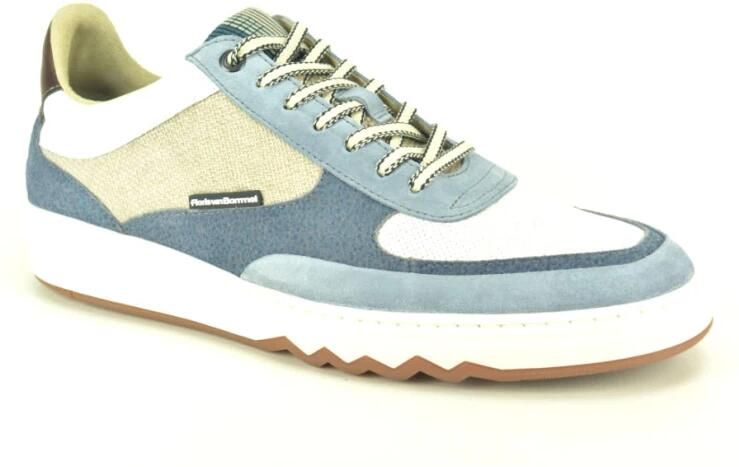 Floris van Bommel Blauw combi Sneaker N.