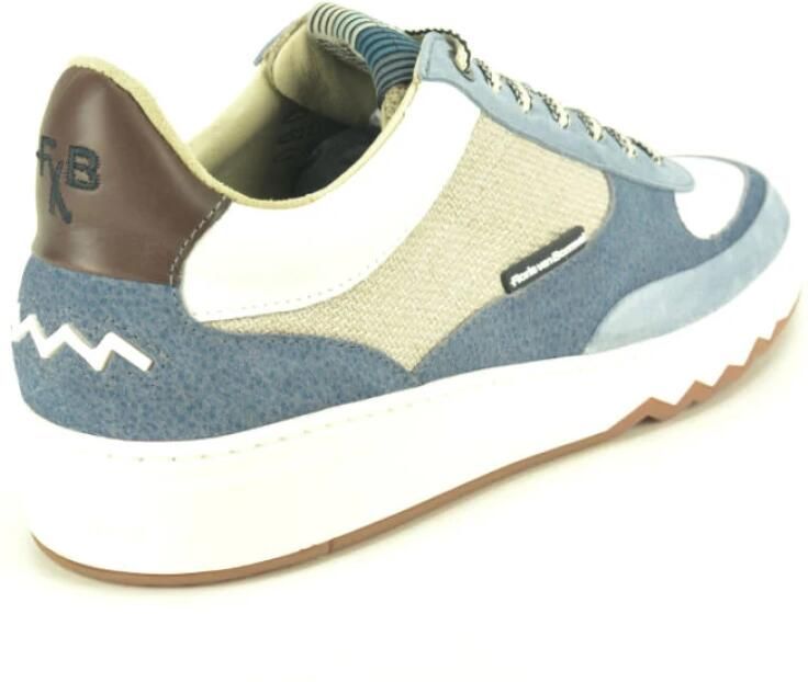 Floris van Bommel Blauw combi Sneaker N. - Foto 2