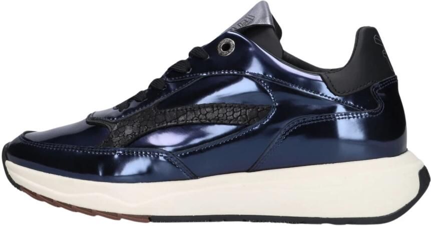 FLORIS VAN BOMMEL Lage Sneakers Dames Sfw-10138 Suvi Maat: 39 5 Materiaal: Leer Kleur: Blauw - Foto 7