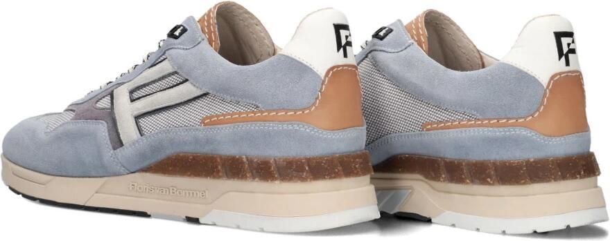 FLORIS VAN BOMMEL Lage Sneakers Heren Sfm-10153 De Runner Maat: 44⅔ Materiaal: Leer Kleur: Blauw - Foto 5