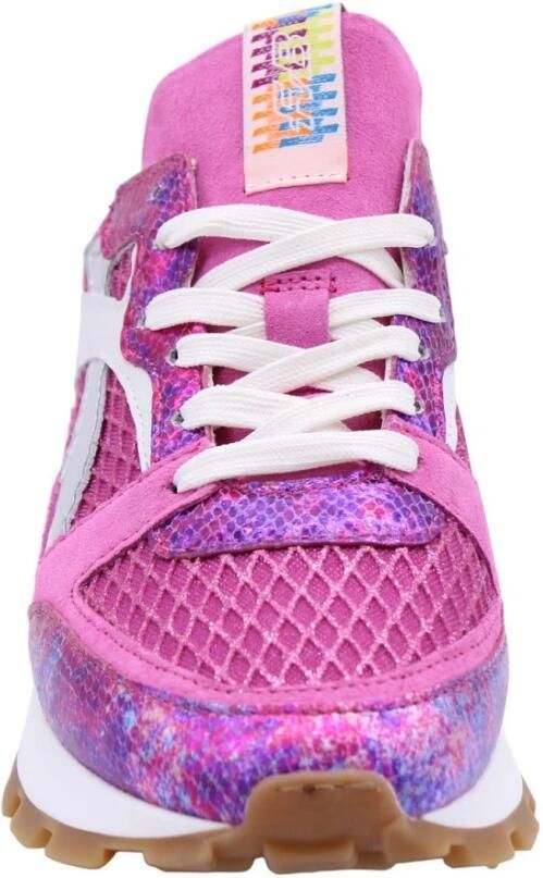 Floris van Bommel Sneakers laag 'BLOKKI 07' violetblauw pink wit - Foto 9