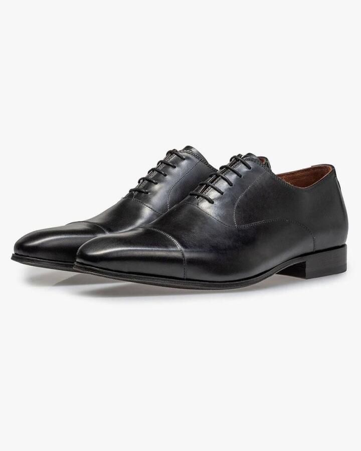 Floris van bommel 30110 Gilli 01.02 Black G+ Wijdte Veterschoenen