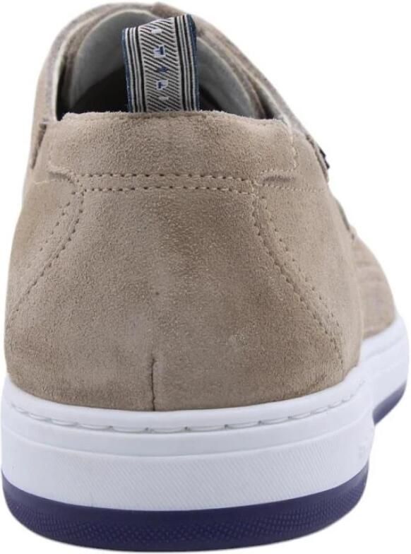 Floris van Bommel Minni 04.02 suède sneakers met panterprint taupe - Foto 11